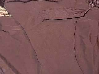 Cum on wife's panties 46