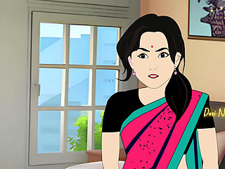 Indian friend stepmom Get Fucked in Her Tight Pussy by her friend ( Hindi Audio )