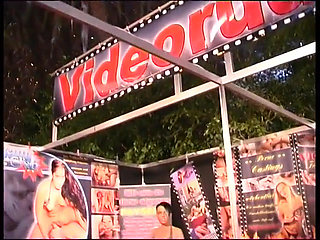 Cream cake candy at a fair