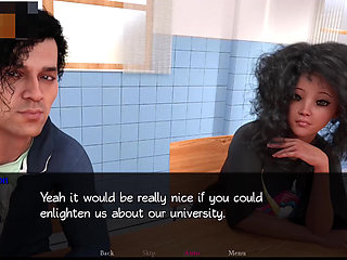 Nerd to alpha #3 - Jackson Jerked off and the cum fell on Sara's boobs