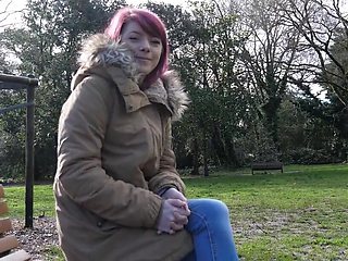 Redheaded cutie is ready to show us what she's got