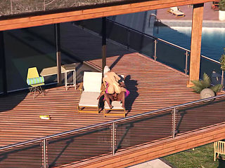 GTA 5 Franklin orders a hot Lady with pink boots Part2
