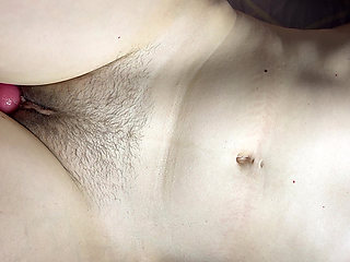 I Woke up to the Rubbing of the Against My Hairy, Close-up with a Huge Cumshot