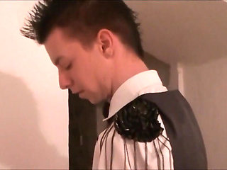 Twink fucked by barman at work