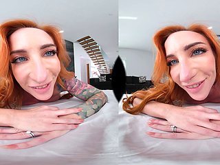 Great Big Boobs On Masturbating Redhead