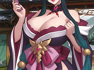 Harem Fantasy - Kinky Ninja Scroll Gameplay Part 1 - Entering the Village of Kagura
