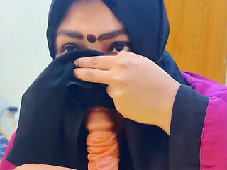 POV: Arab Muslim Maid See Boss's Cock When She Bed Clean Then Hot Maid Give Him Blowjob - Beautiful