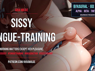 Sissy Tongue-Training