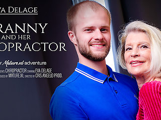 Granny Eva Delage Loves Fucking Her Young Chiropractor At Home
