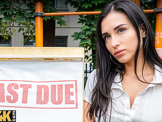 DEBT4k: Hot Brunette Milena Ray Takes Cumshot Instead of Money – POV Sex with Stranger