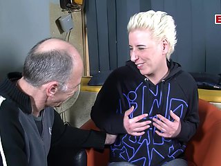 German boyfriend looks for a woman to fuck on the street