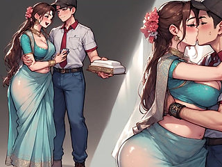 Indian Aunty sex with delivery boy , part 2 , Hindi audio story , Shalini_ki_diary