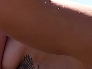 Holiday Slut Looking for a Cheating Fuck Public on the Beach!