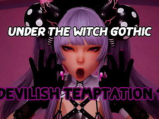 Under The Witch Gothic: Deborah's Devilish Blowjob & Cum Swallow 3D Game