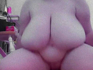 Smoking a Cig and Riding Tit Bouncing