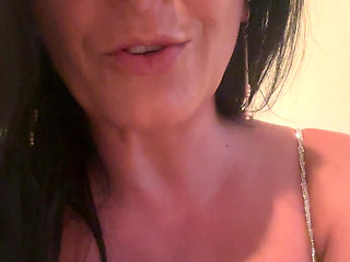 Soft Blue Dress, No Bra - Natural Tease in the Light