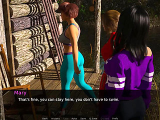 Dusklight manor: hot girls swimming in the lake ep 60