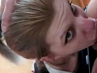 Amateur MILF Gagging Deepthroat Compilation - Cum Drenched Slut Blowjob