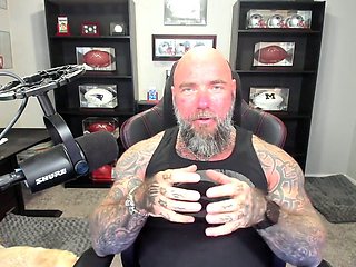Muscle stepdad, hairy muscle hunk, muscle beard