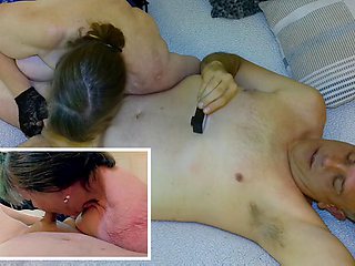 Granny Carmens Blue Angel Stripper Suck, Lick  Fuck! 72323fap