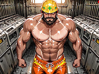 Ai Characters with Muscles Shirtless