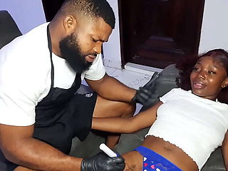 Amateur Babe Krissyjoh Gets Romantic BBC Tattoo Sex with Big Cock Gray