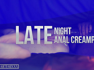 Late Night Anal Creampie Ft Lexxi Frost