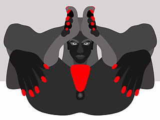Silent ASMR Black Goddess Worship For 33 Minutes