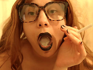 I Say Dirty Things While I Have Sperm in My Mouth and on My Face, Smoke a Cigarette, and Wear Black Lipstick and I Show