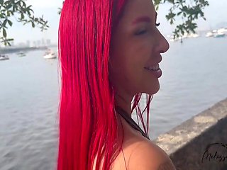 Passeio Com Exibicionismo Que Eu Adoro Fazer, Ele Ja Ficou De Pau Duro Querendo Me Foder, Nao Deu Outra, Chegamos Em Casa E, Eu Levei Pau No Cu E Tomei Toda A Porra With Maikinho Lisboa And Melissa Lisboa