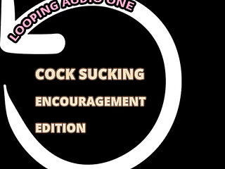 AUDIO ONLY- Looping audio one cocking sucking encouragement edition