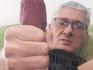 Masturbation My Big Foreskin Uncut with Massive Huge Long Big Cock
