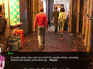 Erotica 4 - Riley, Ren and Lilly Dance at the Bar Then Plan a Night Together