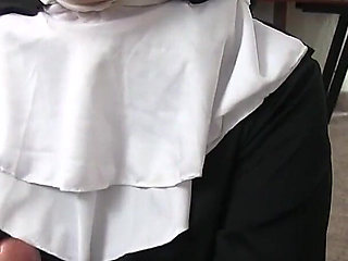 Nun Removes Evil with Handjobs