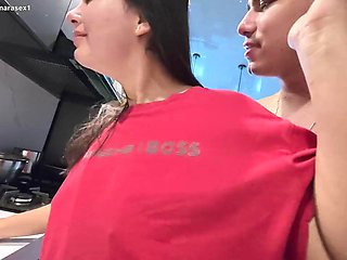 MaRaSexx Creampies Clothed Roommate After Dress Switch