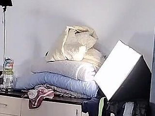 Amateur Wife Enjoys Trying on Clothes and Cutting Them.