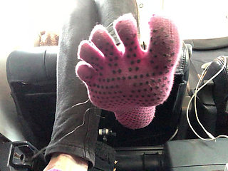 Sfw Foot in the Train