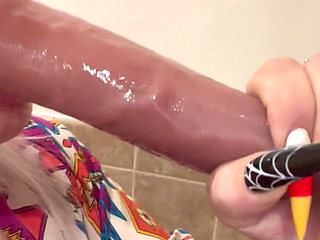 POV Sloppy BJ in the Circle K Bathroom