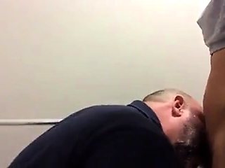 Bear and Twink in a Bathroom Stall