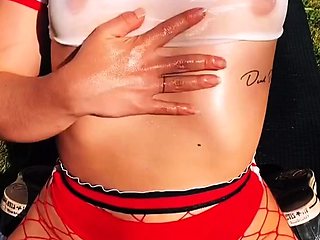Small titted babe Lauryn May takes