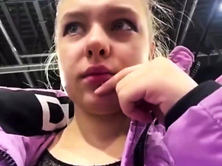 Masturbate and Vibrating Pussy in Locker Room