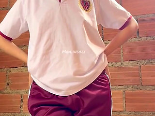 College Girl Sneaks Out of College with Her Boyfriend