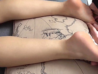 Foot orgy in the slave hierarchy