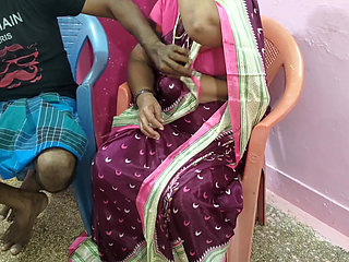 Amateur Desi Stepmom's Hardcore Chair Session with Her Thirsty Stepson - Rough Doggystyle & Creampie
