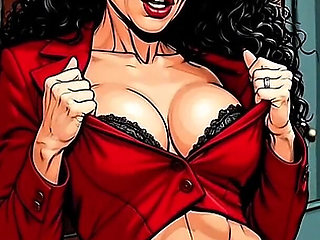 Casting for a 40-year-old Sexy Slut. Cartoon. MILF Black Stockings