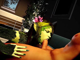 Sexy Dryad Sucks Dick in POV