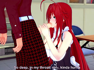 Rias Gremory Maid Cosplay Sex - Dxd Ntr Madness Series