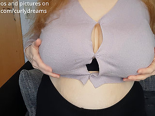 Curly_Dreams squirt on my big boobs