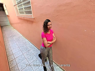 The student agrees to have her clothes ripped off and be fucked. POV