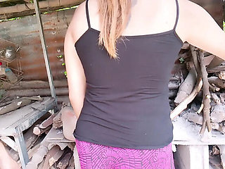 Desi Local Village Teen Cheats On Old Hubby With Stepbro - Unsatisfied Wife Outdoor Sex